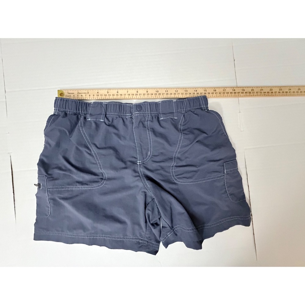 Columbia Sportswear Womens Grey Hiking Cargo Shorts Size M Elastic Waist - Picture 6 of 10